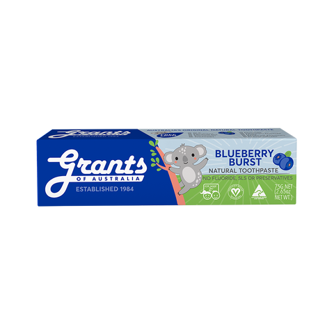 Grants - Kids Natural Toothpaste - Blueberry Burst (75g)