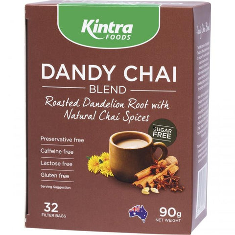 Kintra Foods -Dandy Chai Blend - 32 Tea Bags