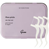 Gem Floss Picks - On The Go Tin - 30 Pieces