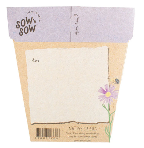 Sow 'n Sow - A Gift Of Seeds - Native Daisies