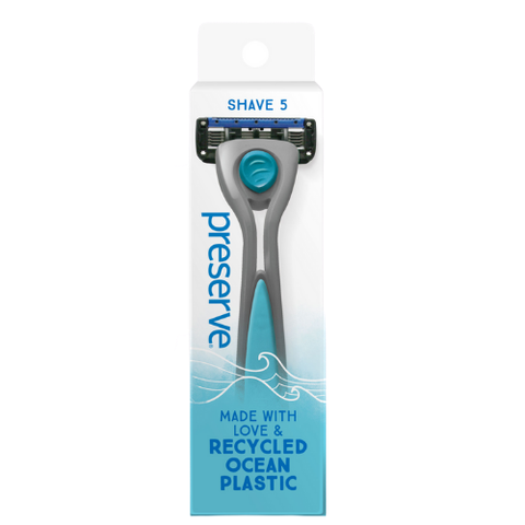 Preserve Popi 5 Shave Razor - Charcoal