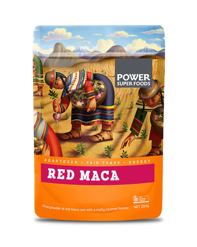 Power Super foods - Certified Organic Red Maca Powder (250g) Best Before 26/04/2025