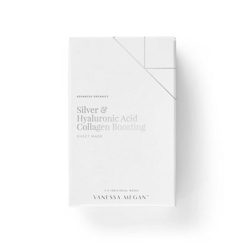 Vanessa Megan - Silver & Hyaluronic Acid Collagen Boosting Sheet Mask (3pack)