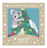 Earth Greetings - Christmas Card Pack - Tree Tidings (8 Pack)