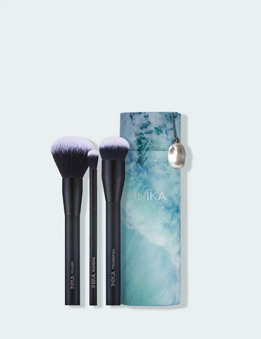 Inika - Limited Edition Sapphire Seas Brush Trio