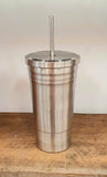 Bare & Co. Insulated Drink Tumbler - Matte Silver (500ml)