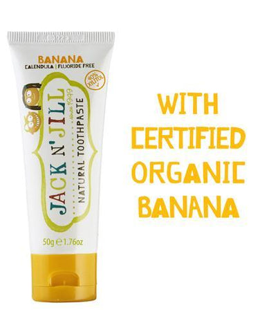 Jack N' Jill - Natural Children's Toothpaste - Banana (50g)