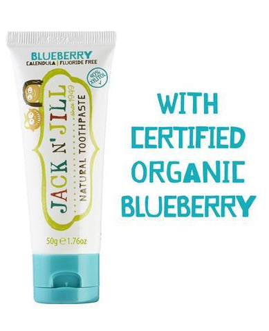 Jack N' Jill - Natural Children's Toothpaste - Blueberry 50g