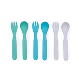 Bobo & Boo - Plant-Based Cutlery Set Bundle - Lagoon (3 Pack)