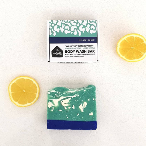 No Nasties - Solid Body Wash Bar - Lemon, Eucalyptus and Lemon Myrtle (180g)