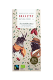 Bennetto Natural Food Co. - Organic and Fairtrade Dark Chocolate - Toasted Hazelnut (80g)