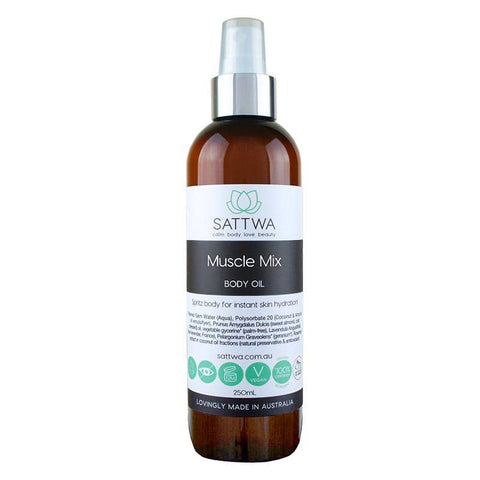 Sattwa - Muscle Mix Body Oil (100ml)