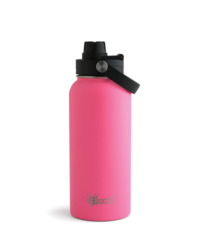 Cheeki - Adventure Insulated Stainless Steel Bottle - Magenta (1L)