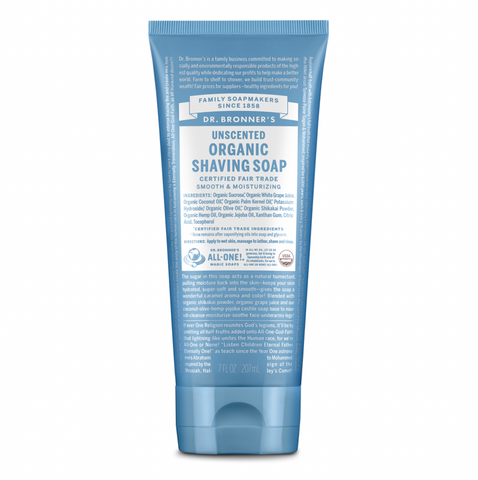 Dr Bronners - Organic Shikakai Shaving Soap - Baby Unscented (207ml)