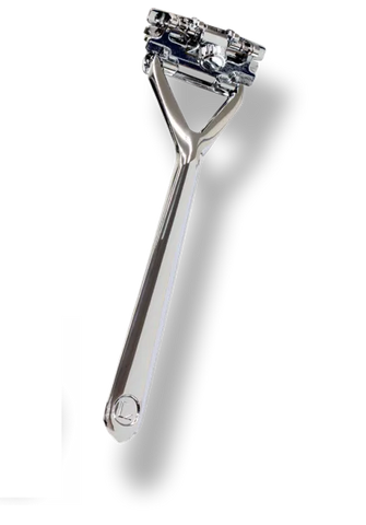 Leaf Razor - Chrome (with 10 pack of razors)