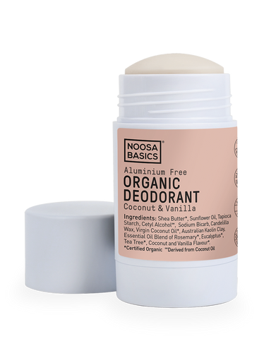 Noosa Basics - Organic Deodorant Stick - Coconut and Vanilla (60g)