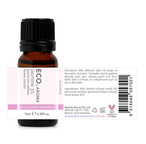 Eco Modern - Essential Oil - Jasmine (3%) in Grapeseed