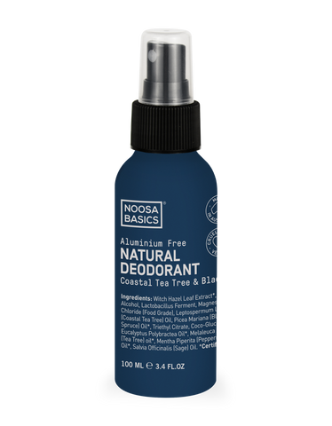 Noosa Basics - Natural Deodorant Spray - Coastal Tea Tree and Black Spruce (100ml)